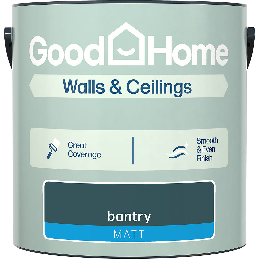 GoodHome Walls & Ceilings Bantry Matt Emulsion paint, 2.5L