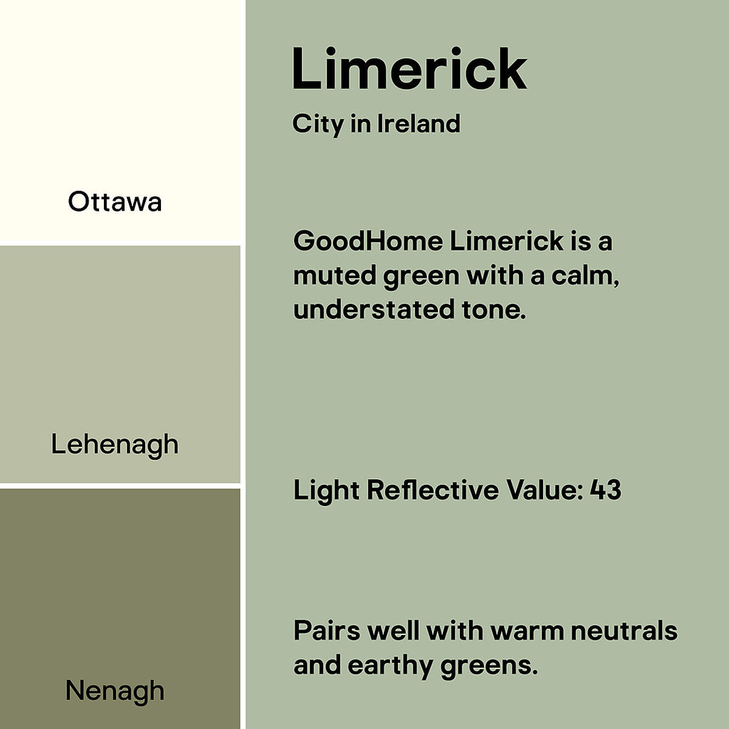 GoodHome Walls & Ceilings Limerick Matt Emulsion paint, 50ml Tester pot