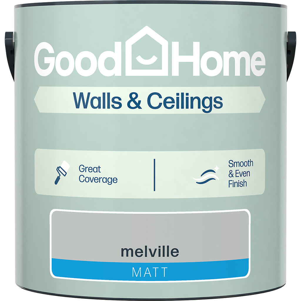 GoodHome Walls & Ceilings Melville Matt Emulsion paint, 2.5L