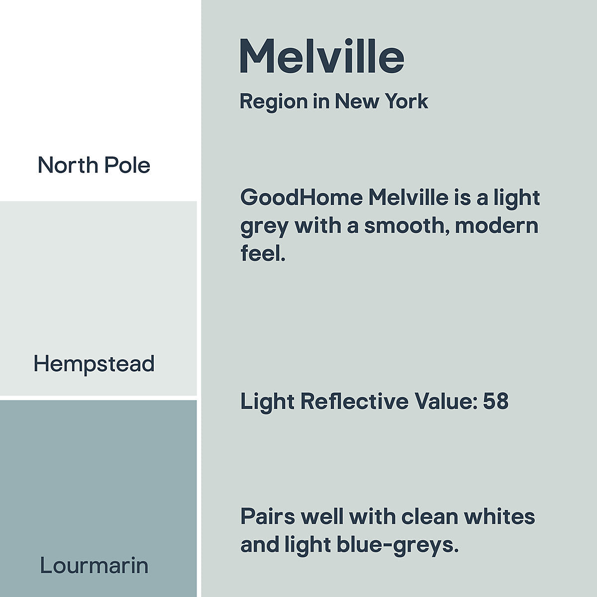 GoodHome Walls & Ceilings Melville Matt Emulsion paint, 50ml Tester pot
