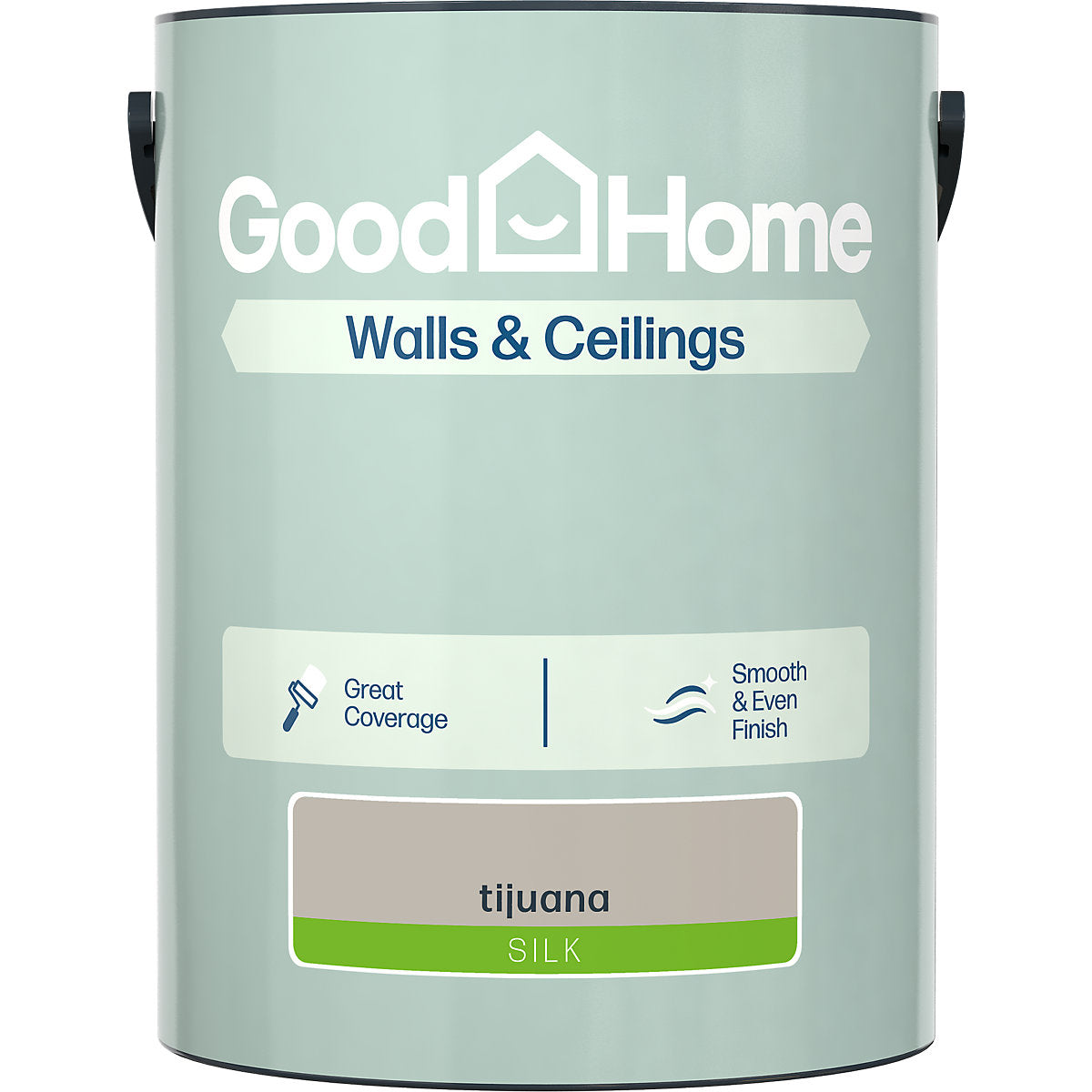 GoodHome Walls & Ceilings Tijuana Silk Emulsion paint, 5L