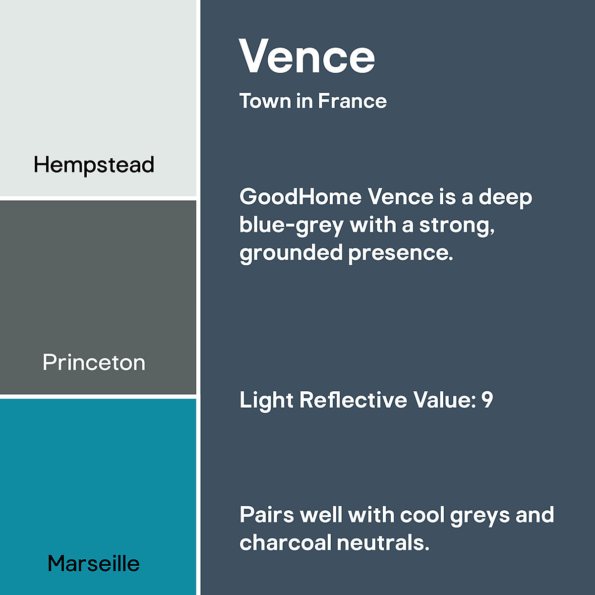 GoodHome Walls & Ceilings Vence Matt Emulsion paint, 5L