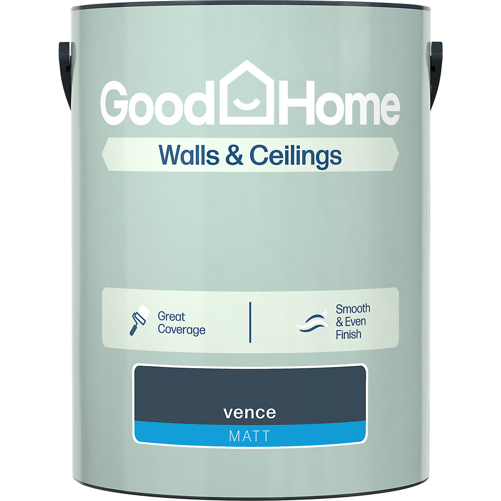 GoodHome Walls & Ceilings Vence Matt Emulsion paint, 5L
