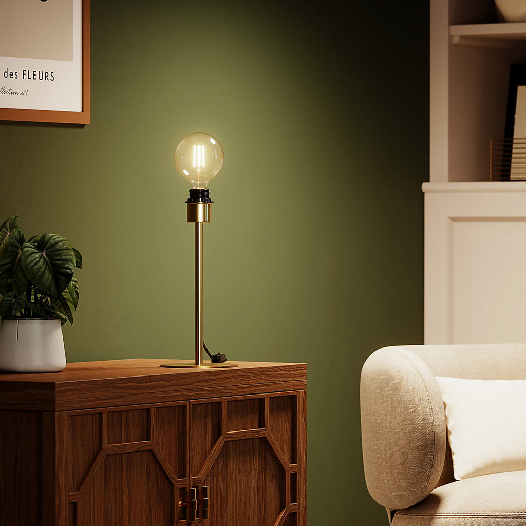 GoodHome Willet Bronze Table lamp base