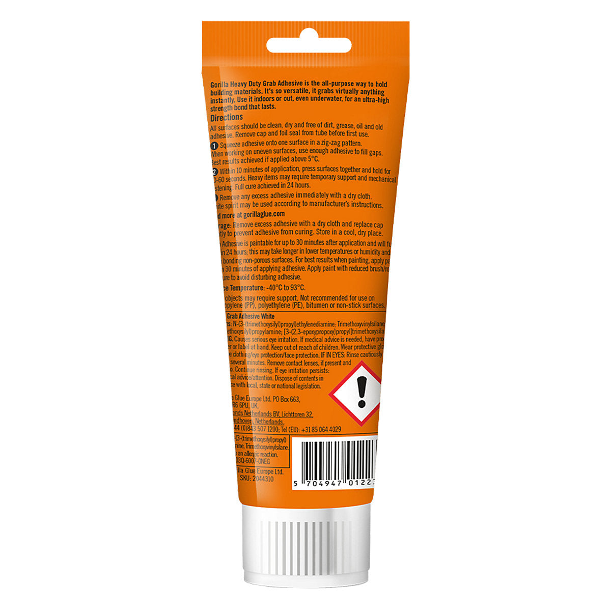 Gorilla Glue White Grab adhesive 200ml