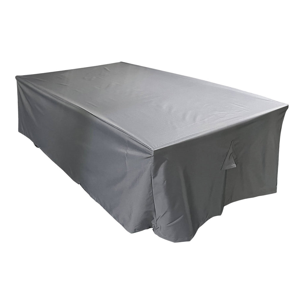 Grey Rectangular Garden table cover (H)75cm (W)110cm