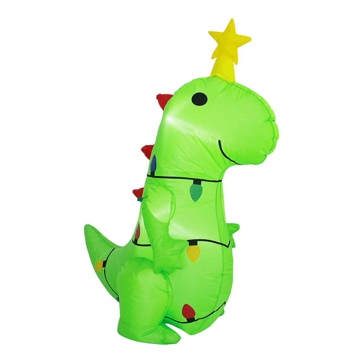 (H)1.07m LED Christmas Dinosaur Inflatable