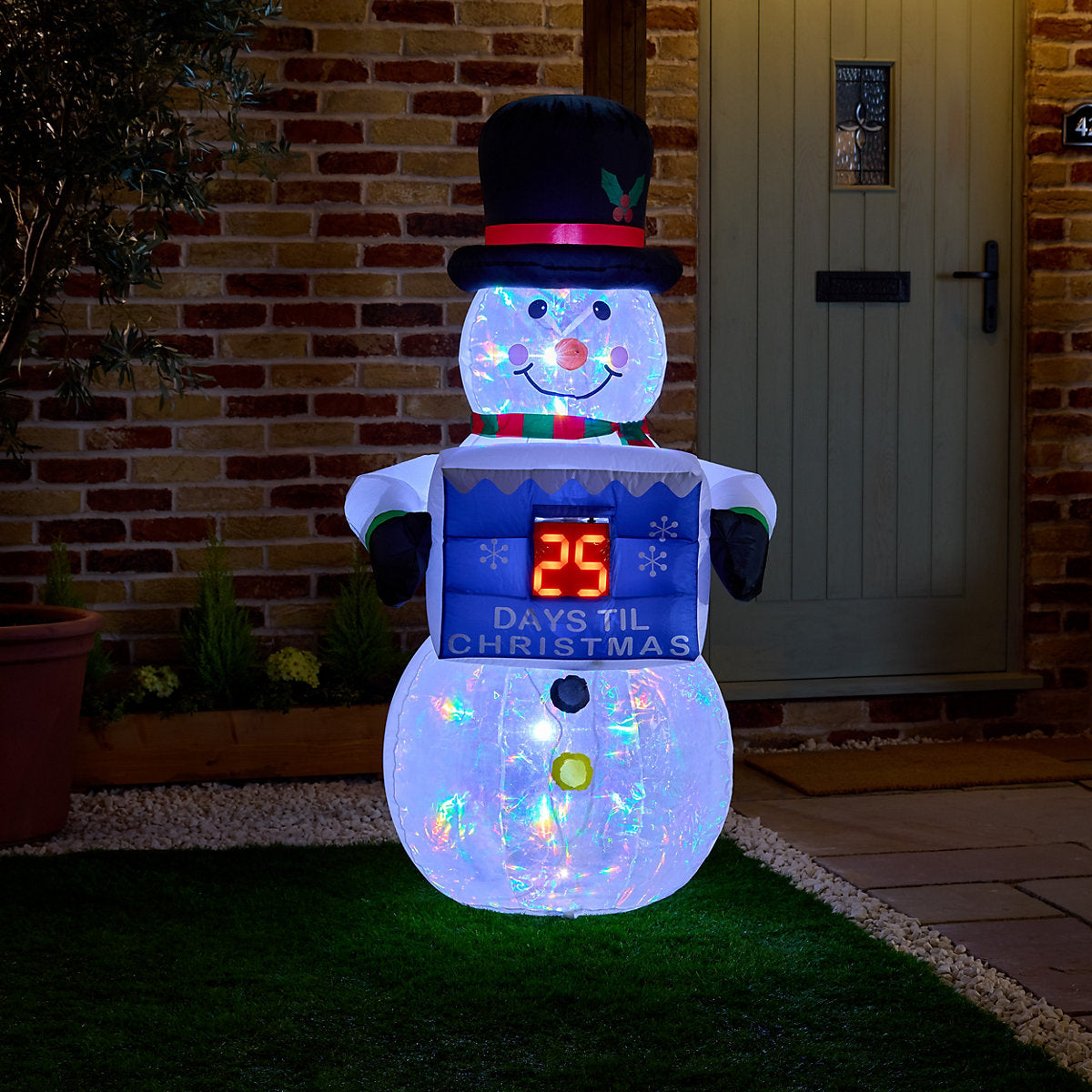 (H)1.53m LED Christmas Snowman Inflatable
