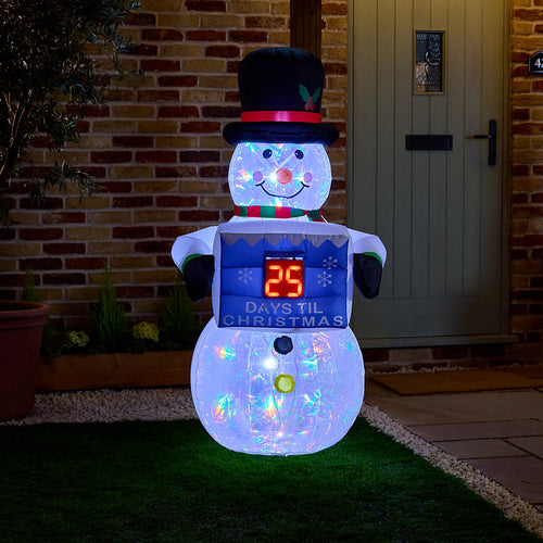 (H)1.53m LED Christmas Snowman Inflatable