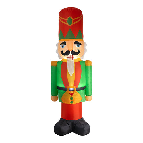 (H)2.44m LED Christmas Nutcracker Inflatable