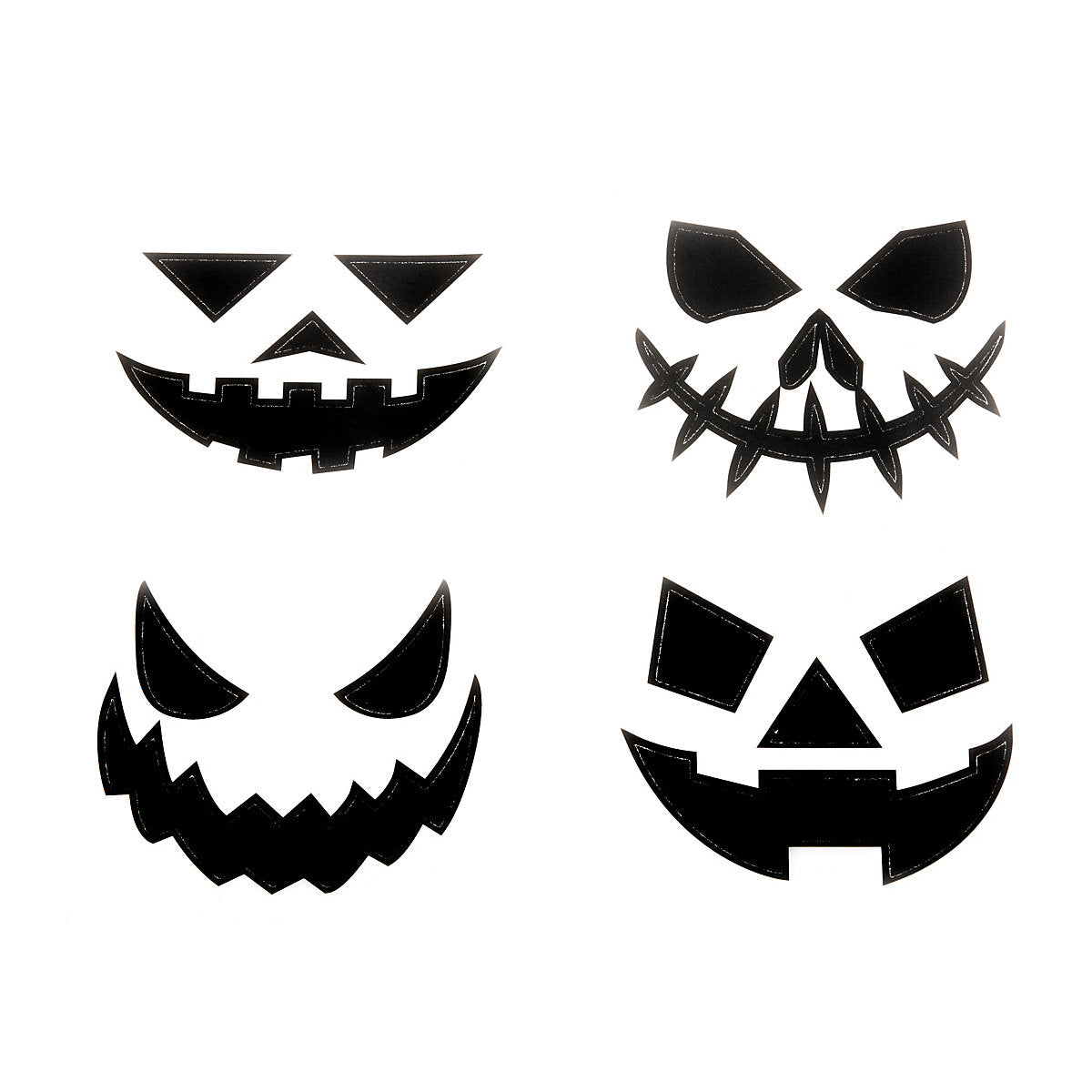 Halloween Decorative sticker x (W)150mm - Black