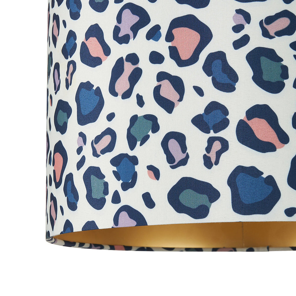 Harbour Studio Multicoloured Leopard Print Cylinder Lamp shade (D)30cm