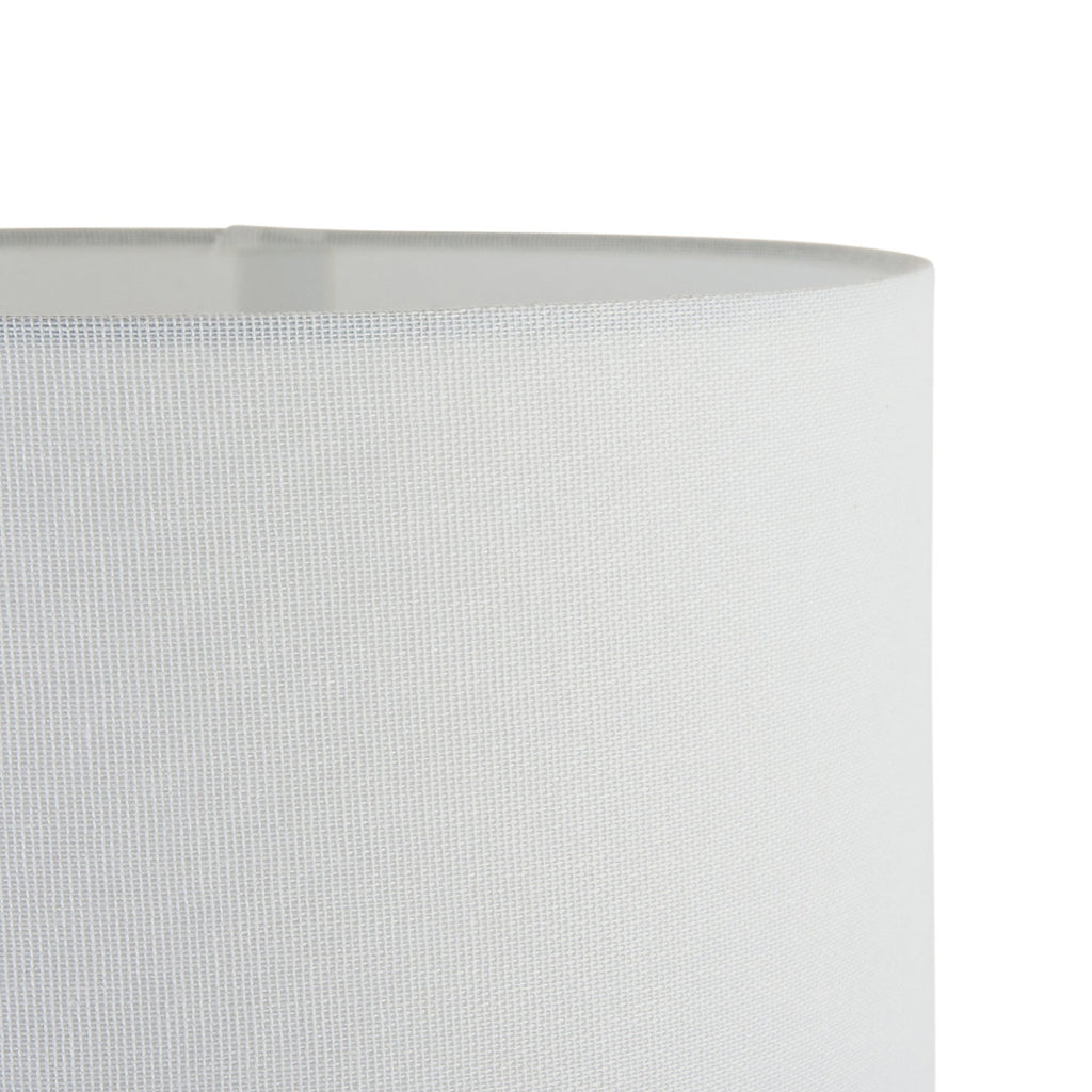 Harbour Studio Rubia Cylinder Satin Beige & White Table lamp