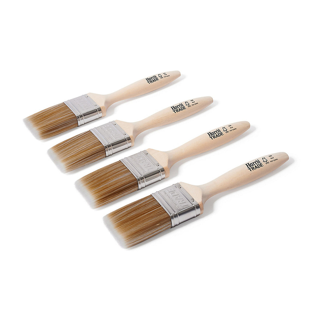 Harris Trade Emulsion & Gloss 2" Interior Walls, ceilings & trim work Paint brush, Pack of 4