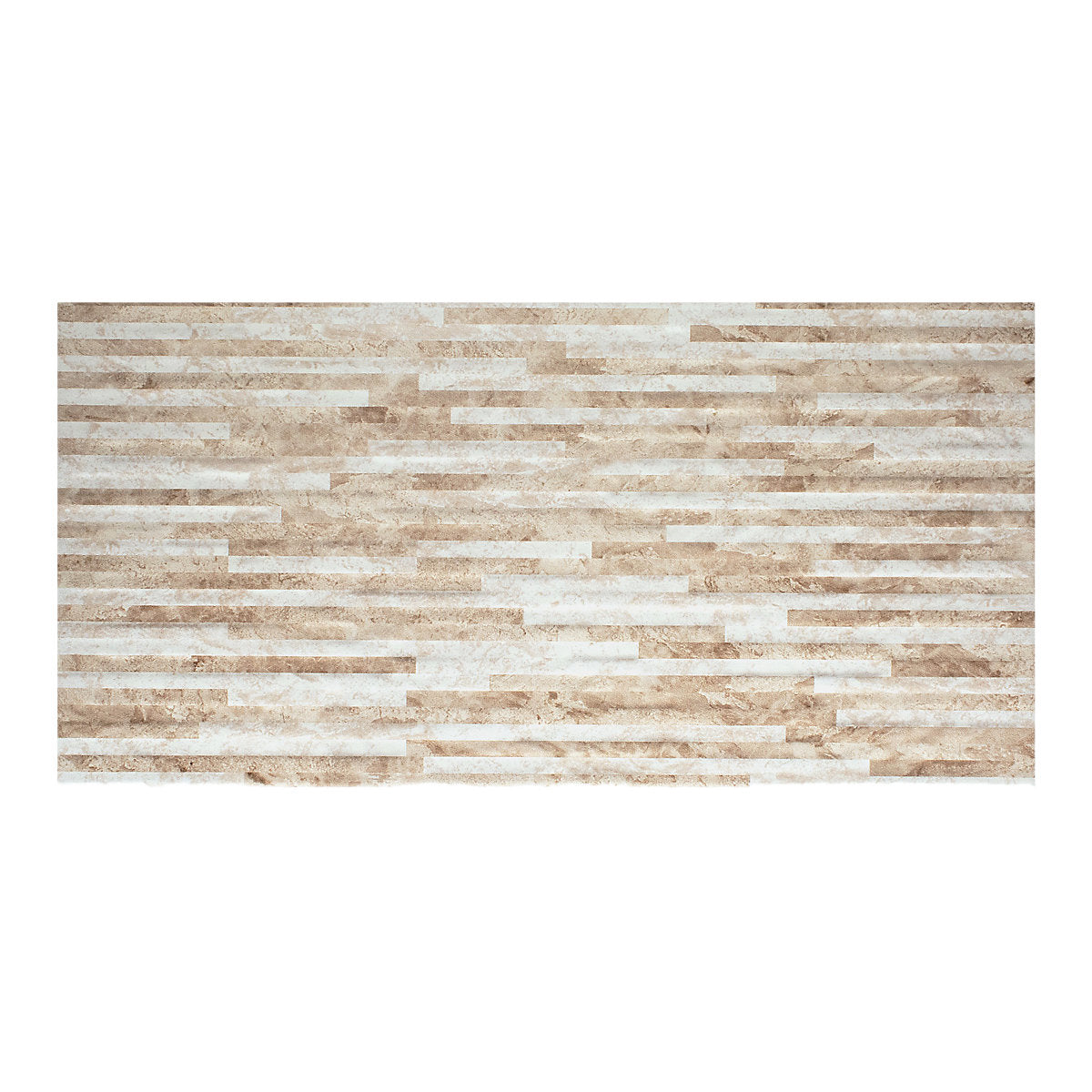 Haver Sand & chalk Matt Stone effect Textured Ceramic Indoor Wall Tile, Pack of 6, (L)600mm (W)300mm