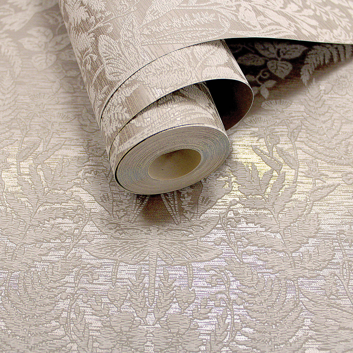 Holden Décor Beige Woodland Blown Wallpaper