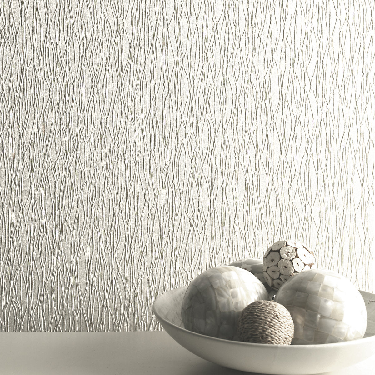 Holden Décor Opus Siena Cotton Fabric effect Textured Wallpaper