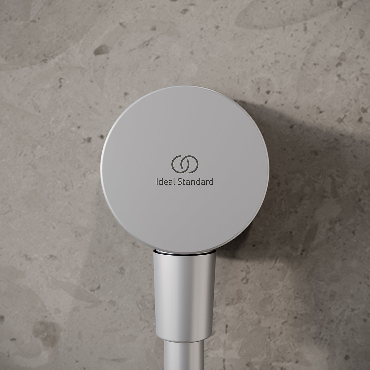 Ideal Standard Idealrain Silver effect Wall outlet