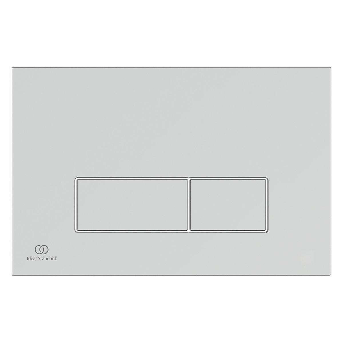Ideal Standard Oleas P2 pneumatic Gloss Chrome effect Dual Flushing plate (H)154mm (W)234mm