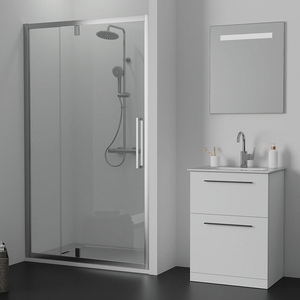Ideal Standard Ultraflat S i.life Matt Pure White Rectangular Centre drain Universal Shower tray (L)1200mm (W)900mm (H) 30mm