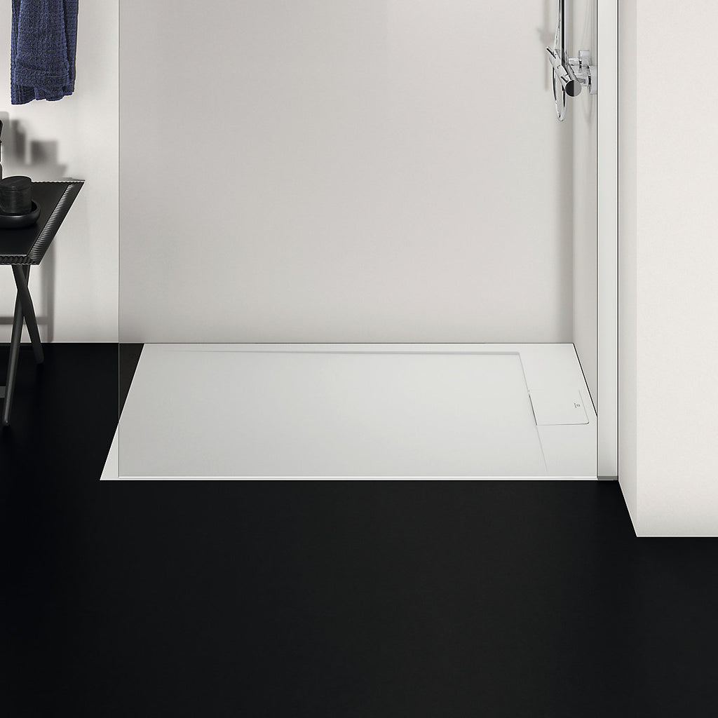Ideal Standard Ultraflat S i.life Matt Pure White Rectangular Universal Shower tray (L)1200mm (W)700mm (H) 30mm