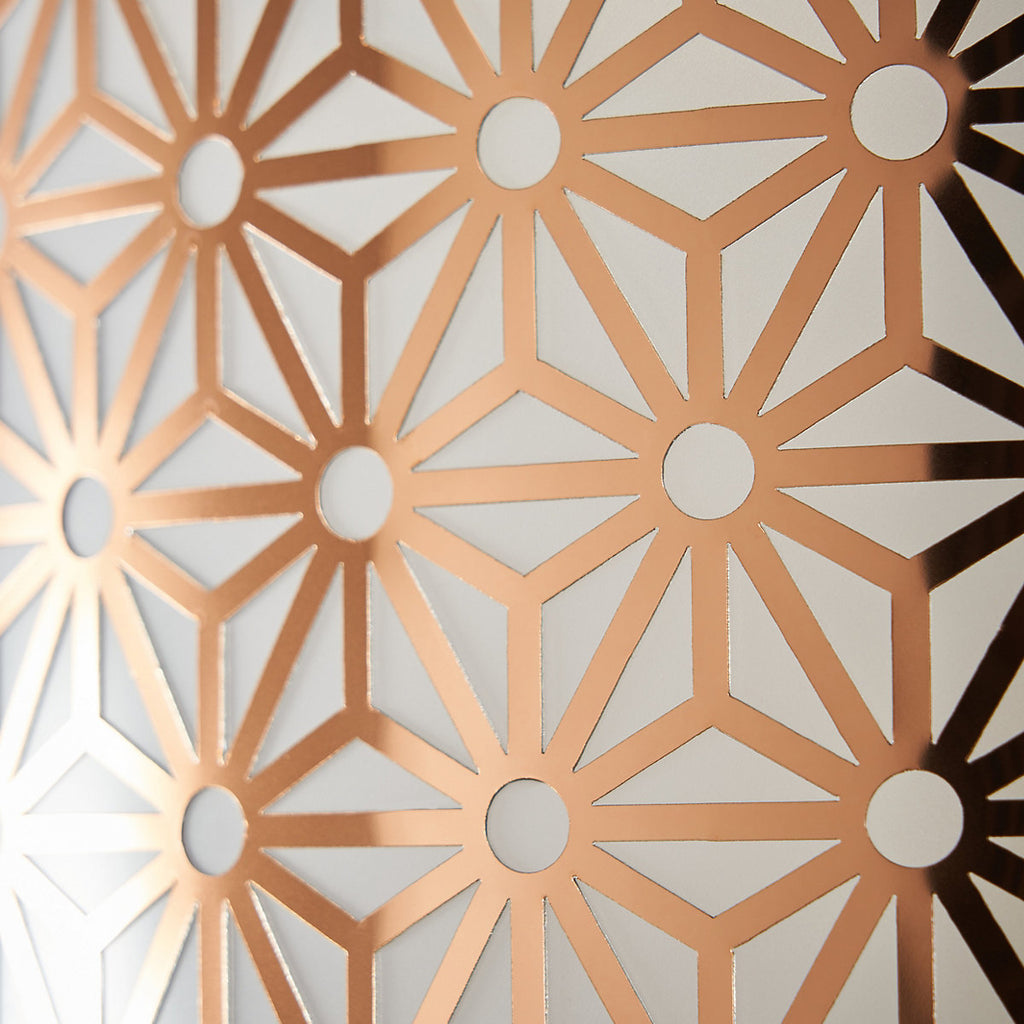 Inlight Hyperion copper effect Laser cut Light shade (D)35cm