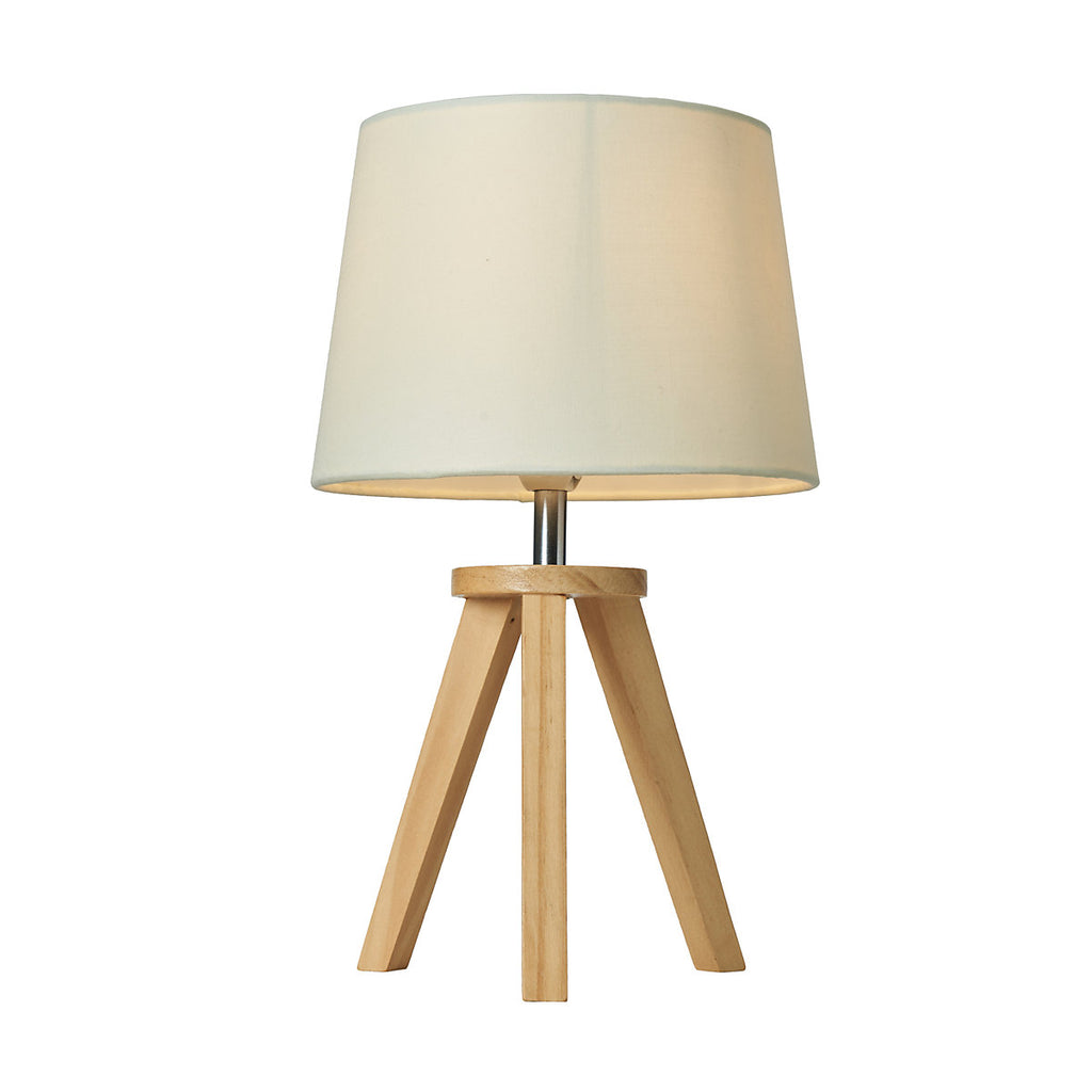 Inlight Lockton Tripod Matt Natural & Ivory Table lamp