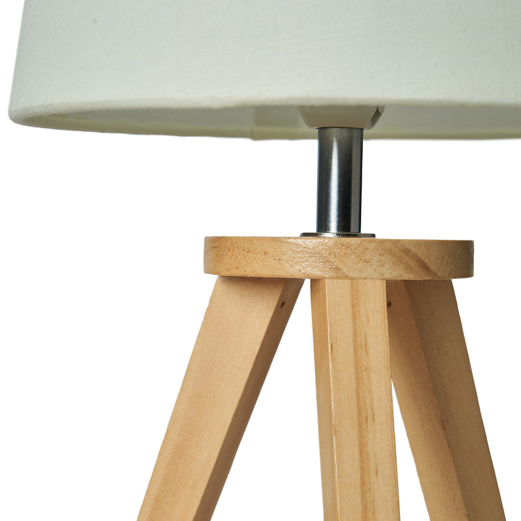 Inlight Lockton Tripod Matt Natural & Ivory Table lamp