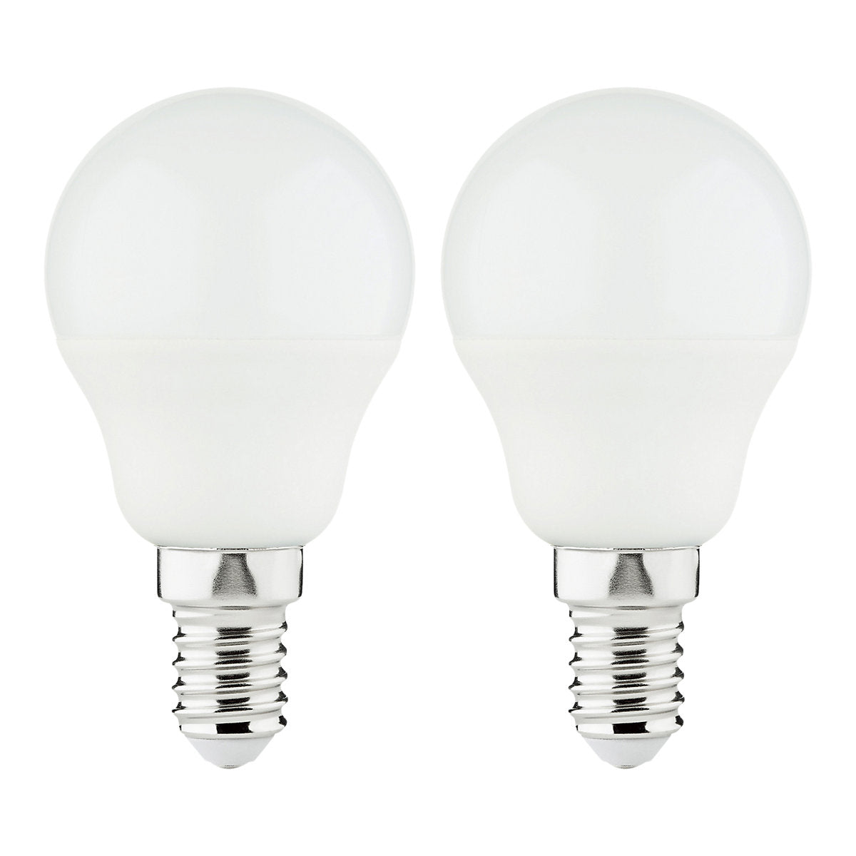 Jacobsen E14 3.4W 470lm 150° Mini globe Warm white LED Light bulb, Pack of 2