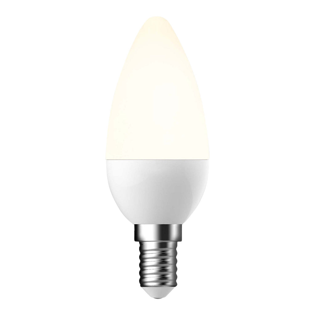 Jacobsen E14 3.4W 470lm 270° Candle Cool white LED Dimmable Light bulb, Pack of 2