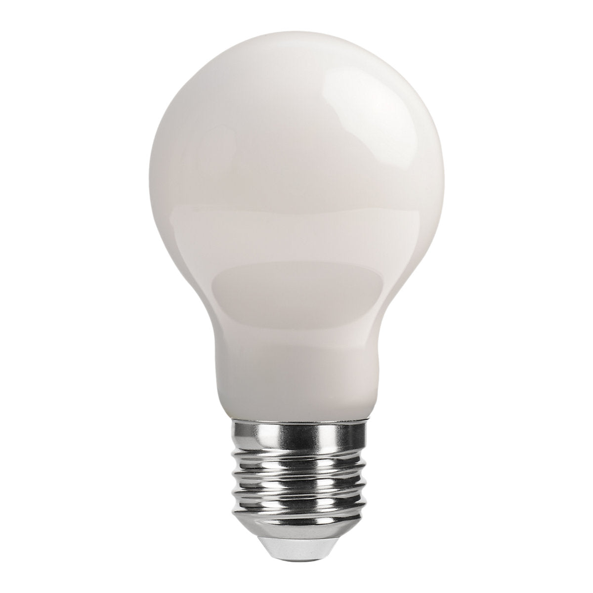 Jacobsen E27 5.9W 806lm 320° Milky A60 Warm white LED filament Dimmable Light bulb, Pack of 2