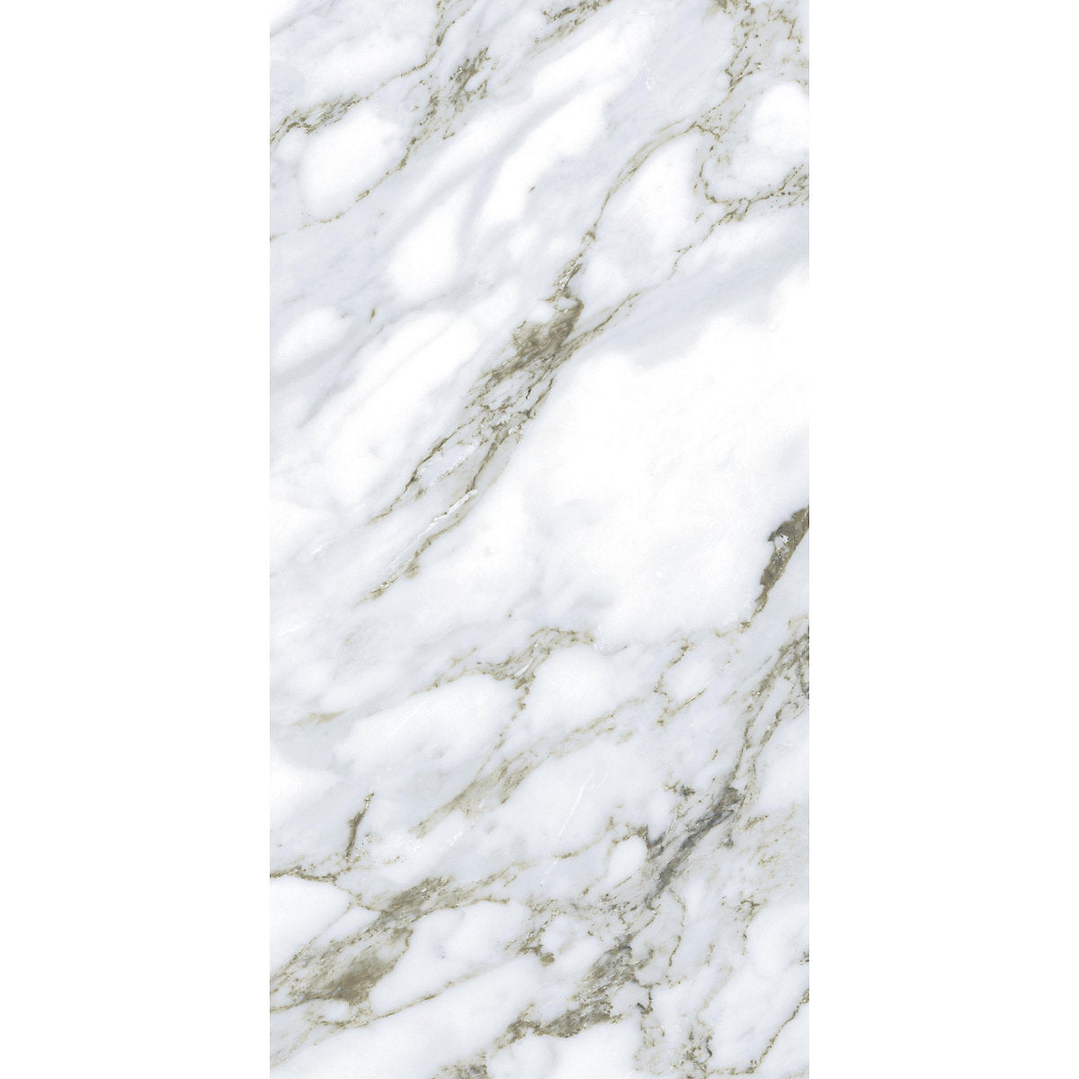 Kale Empress Green Polished Marble effect Ceramic Indoor Wall Tile, Pack of 6, (L)600mm (W)300mm
