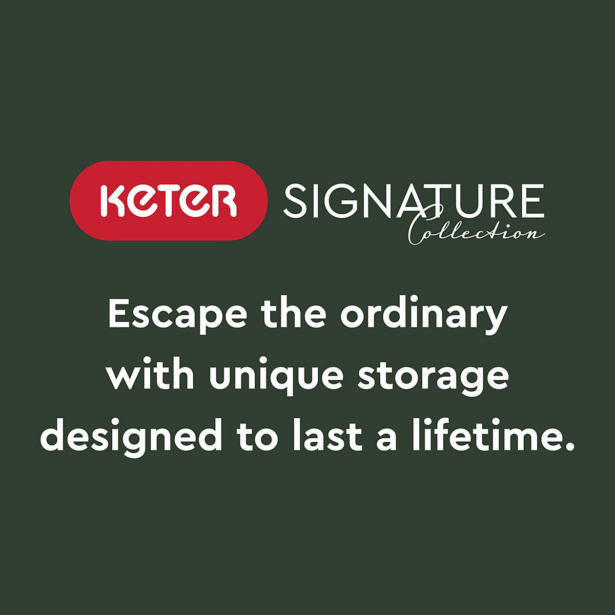Keter Signature Decocoat 2020L Resin 6x3ft Garden storage - Walnut (H) 1.33m x (W) 1.91m