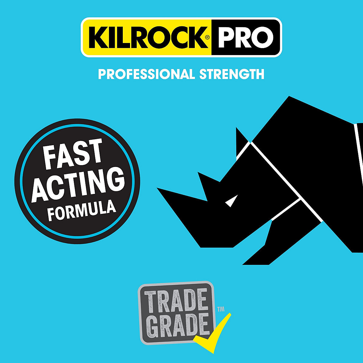 Kilrock Rhino Bathroom Plughole & drain unblocker 1L