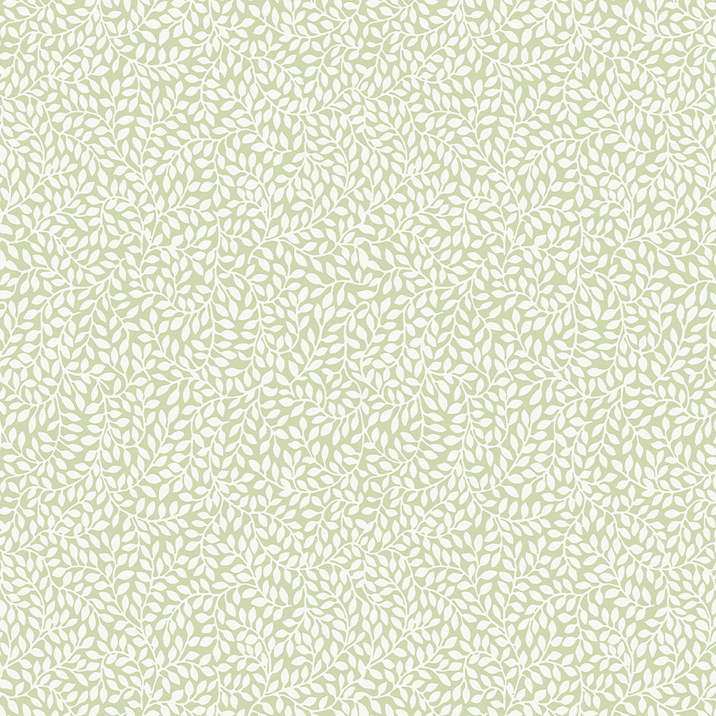 Laura Ashley Little vines Hedgerow Leaf Smooth Wallpaper Sample