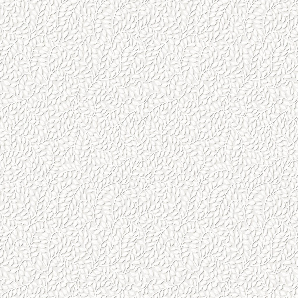 Laura Ashley Little vines White Leaf Smooth Wallpaper Sample