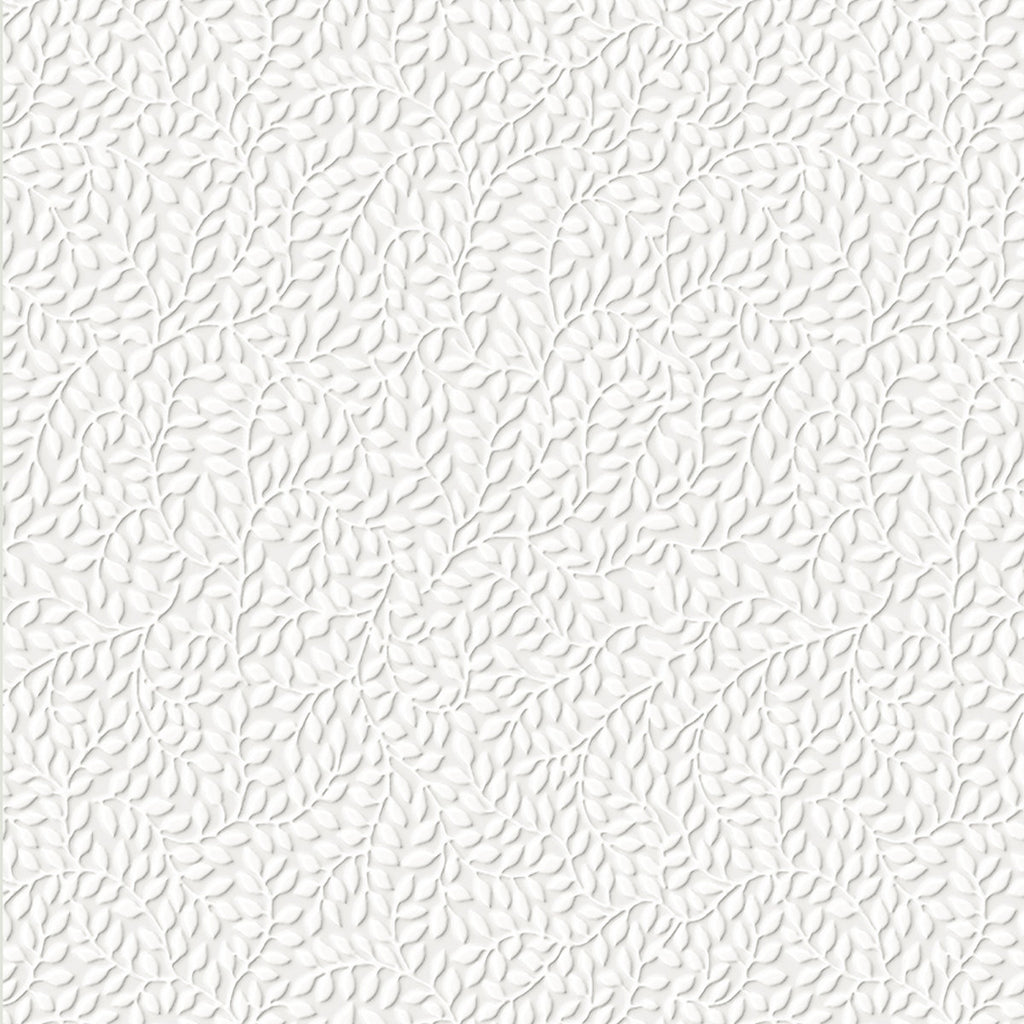 Laura Ashley Little vines White Leaf Smooth Wallpaper Sample