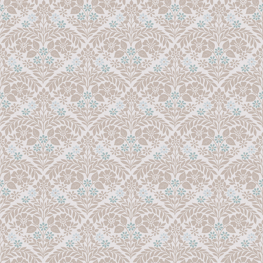 Laura Ashley Margam Grey Classical Smooth Wallpaper