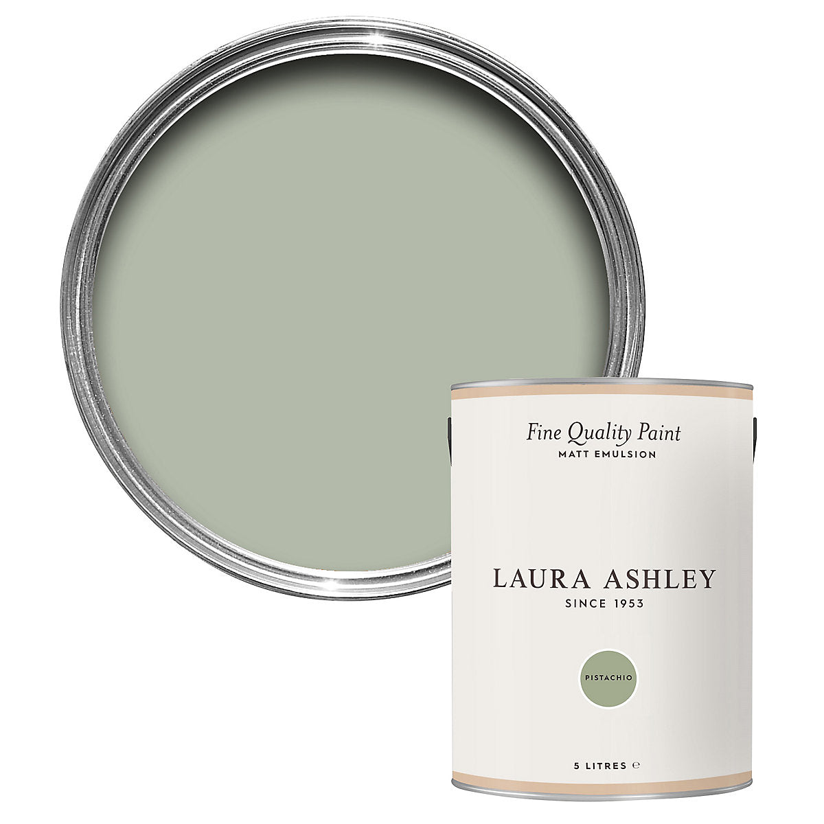 Laura Ashley Pistachio Matt Emulsion paint, 5L