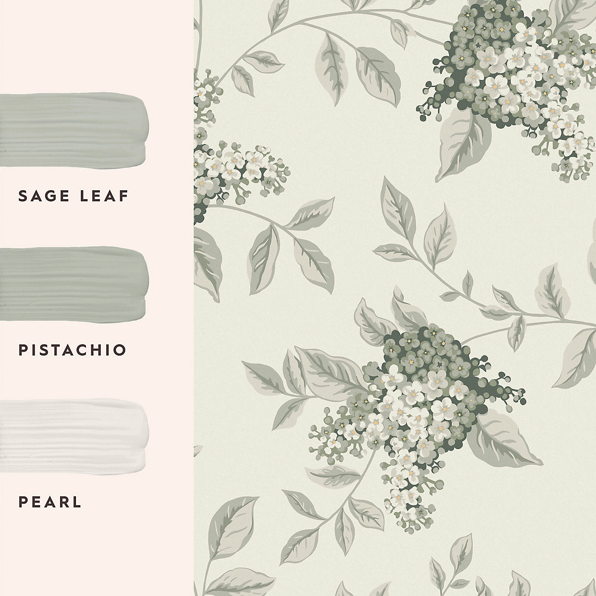 Laura Ashley Rustic Charm Fern Portland Smooth Wallpaper