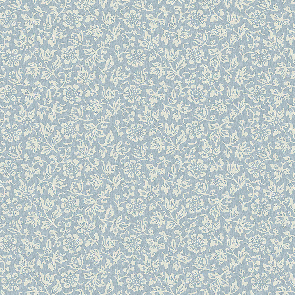 Laura Ashley The Wholesome Home Sweet Alyssum Pale Seaspray Blue Smooth Wallpaper