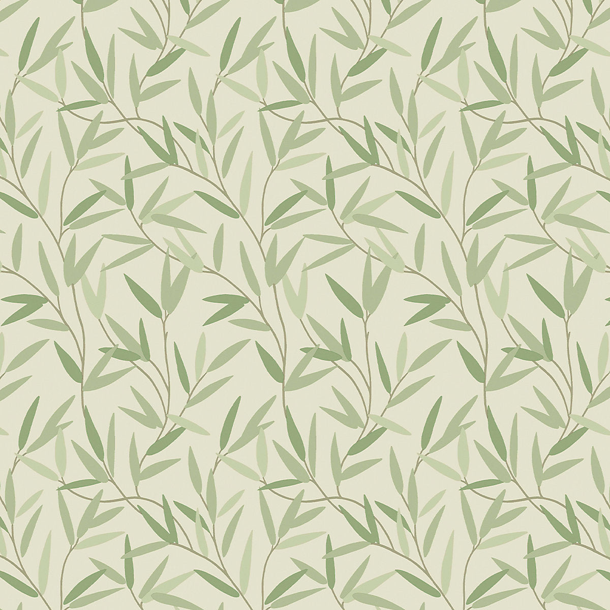 Laura Ashley Willow Hedgerow Leaf Smooth Wallpaper Sample
