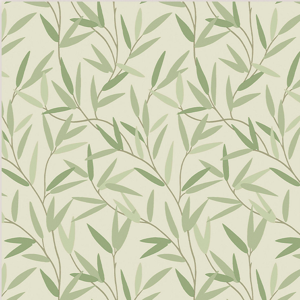 Laura Ashley Willow Hedgerow Leaf Smooth Wallpaper Sample
