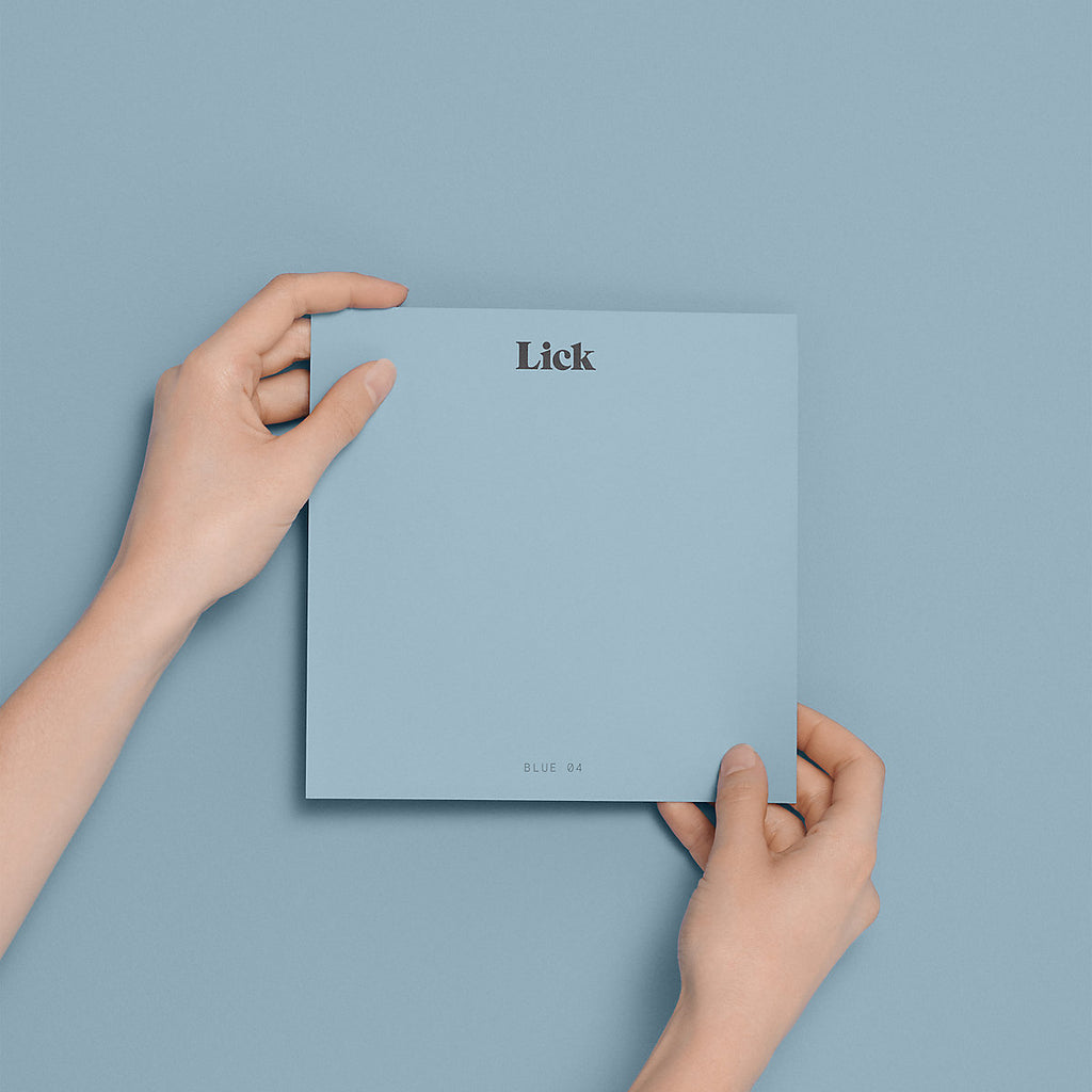 Lick Blue 04 Peel & stick Tester