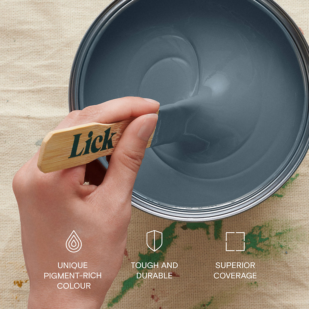 Lick Blue 06 Matt Emulsion paint, 2.5L