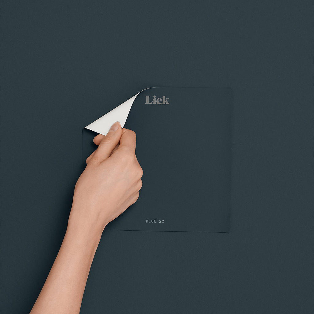 Lick Blue 20 Peel & stick Tester
