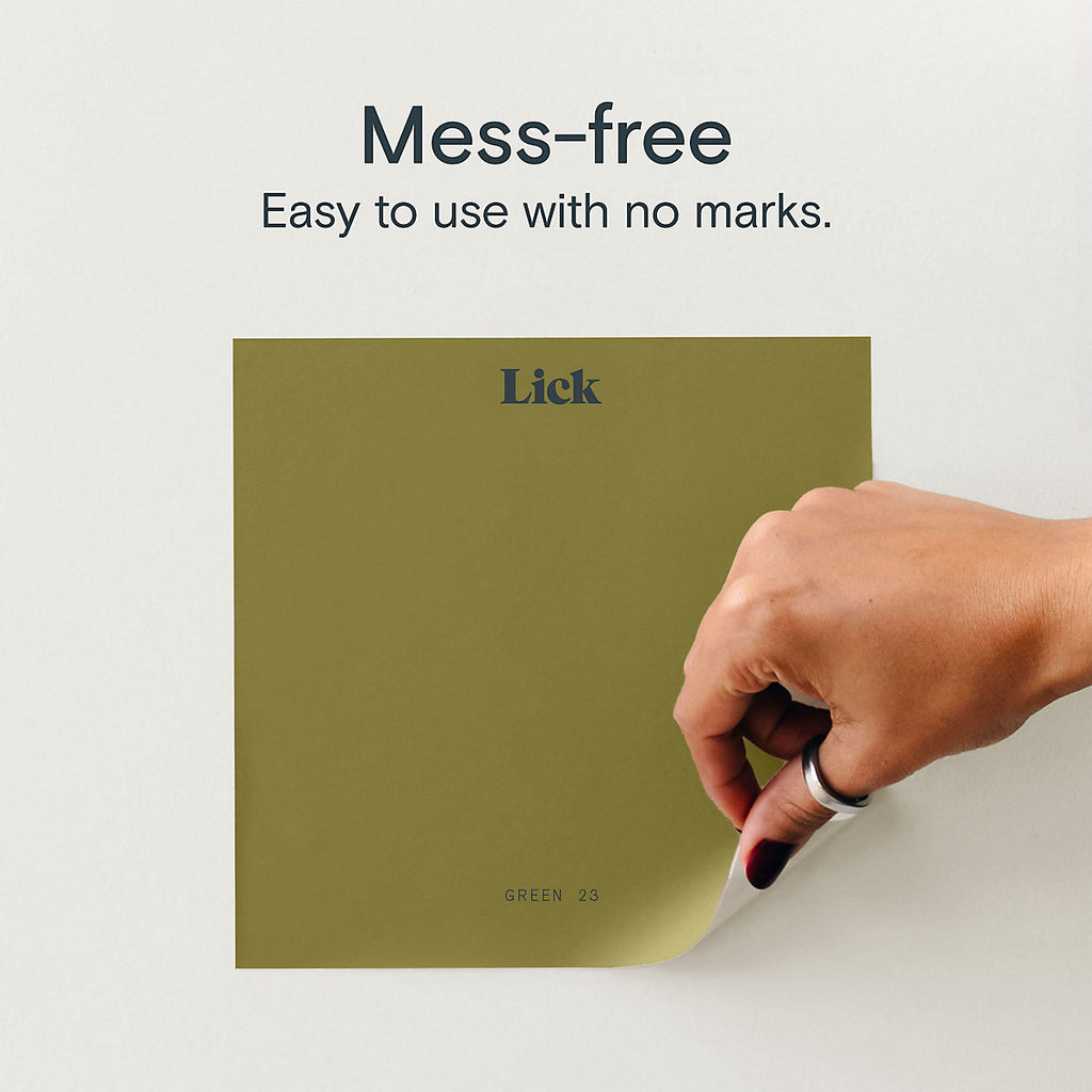 Lick Green 23 Peel & stick Tester