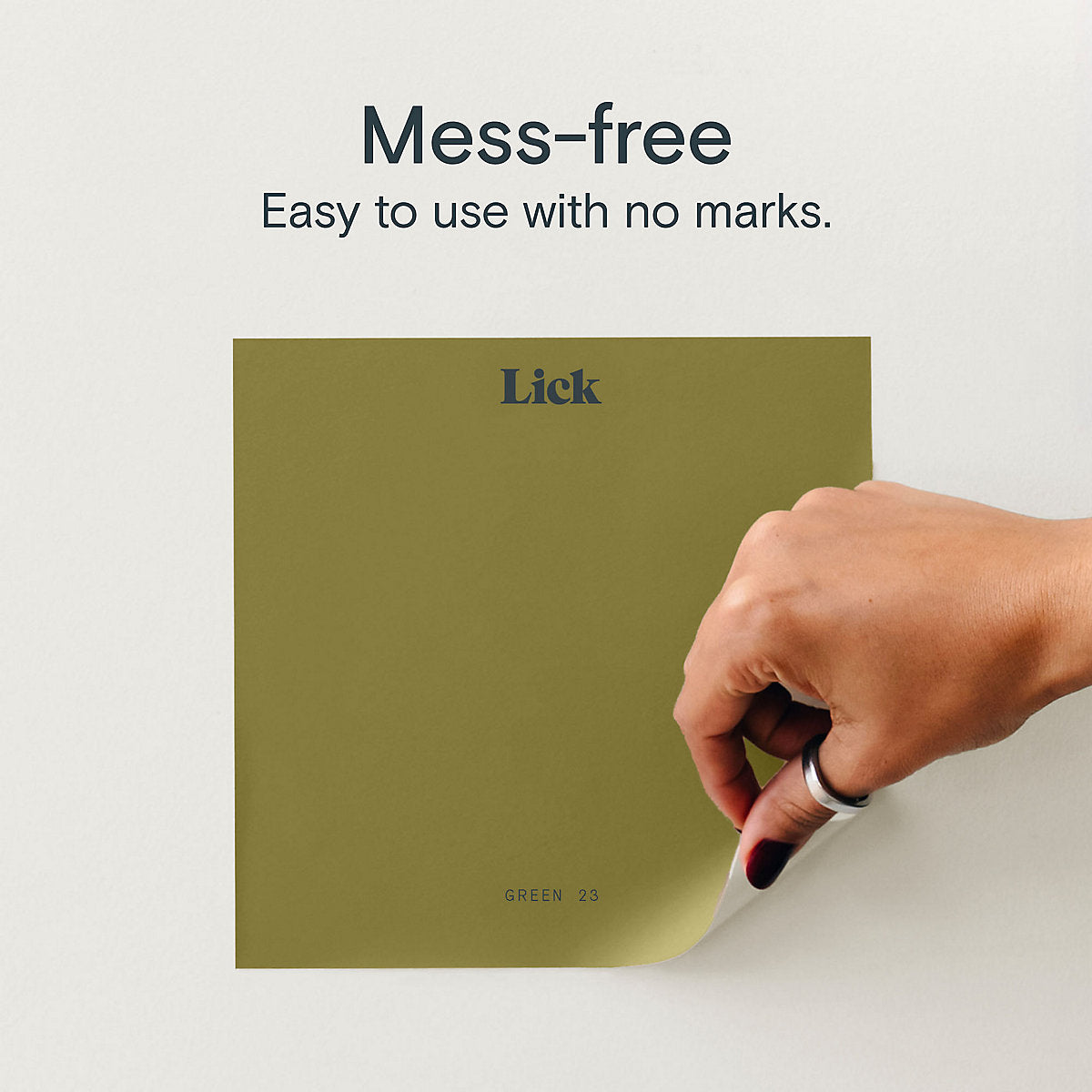 Lick Green 23 Peel & stick Tester