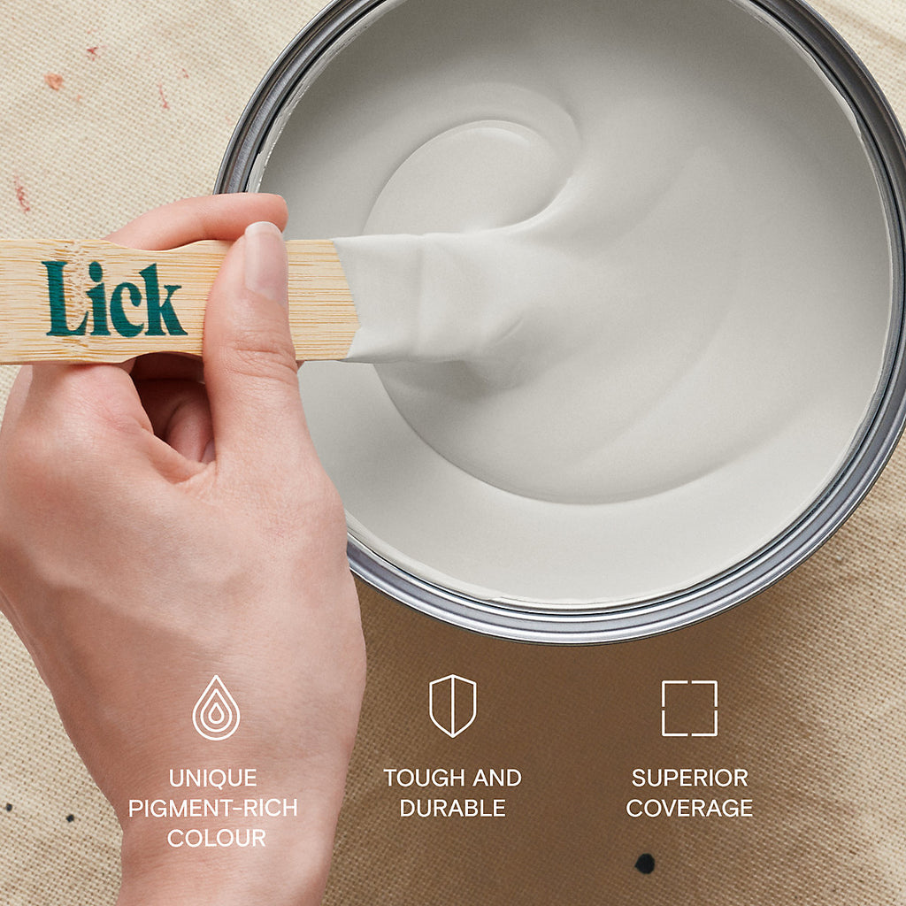 Lick Grey 02 Eggshell Emulsion paint, 2.5L