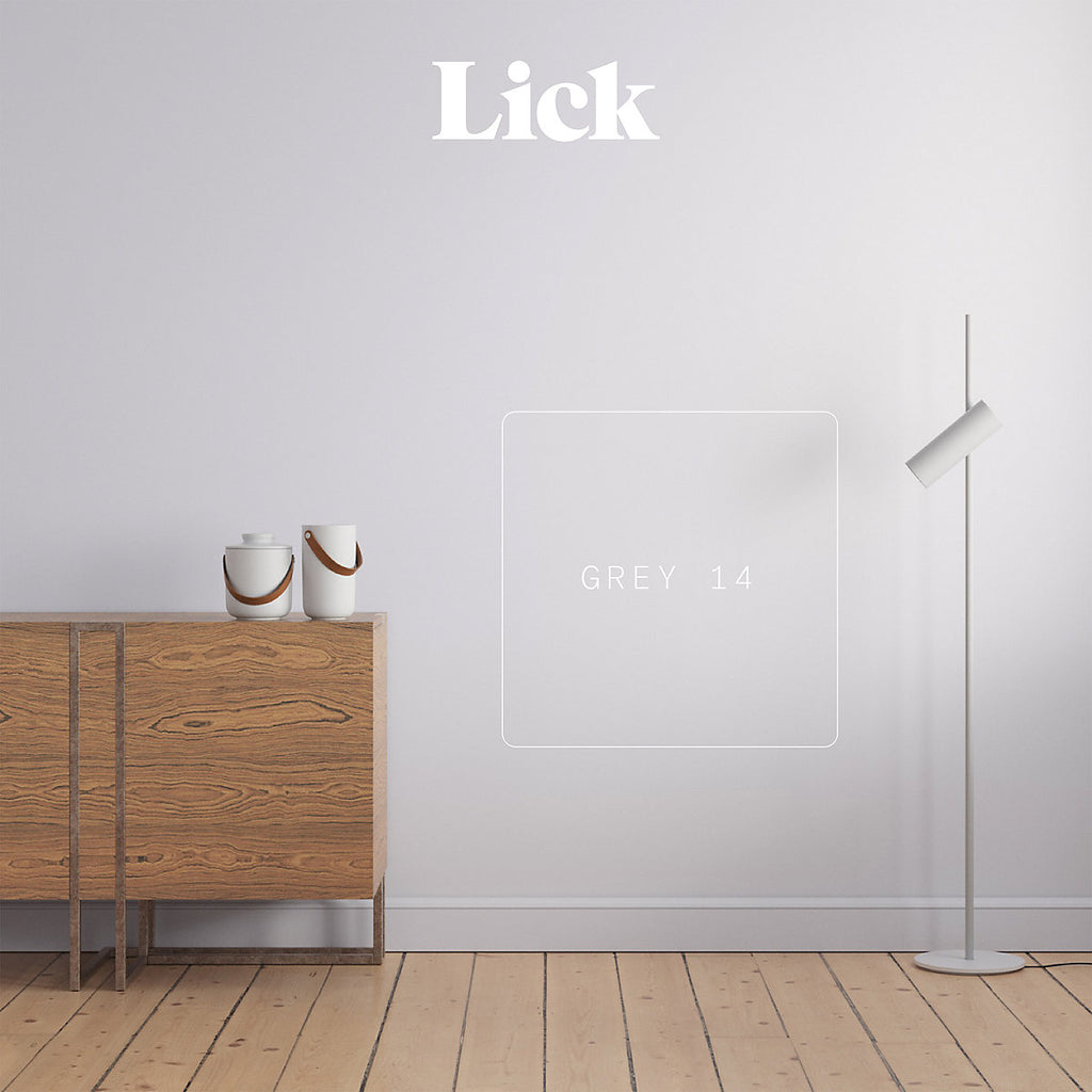 Lick Grey 14 Matt Emulsion paint, 2.5L
